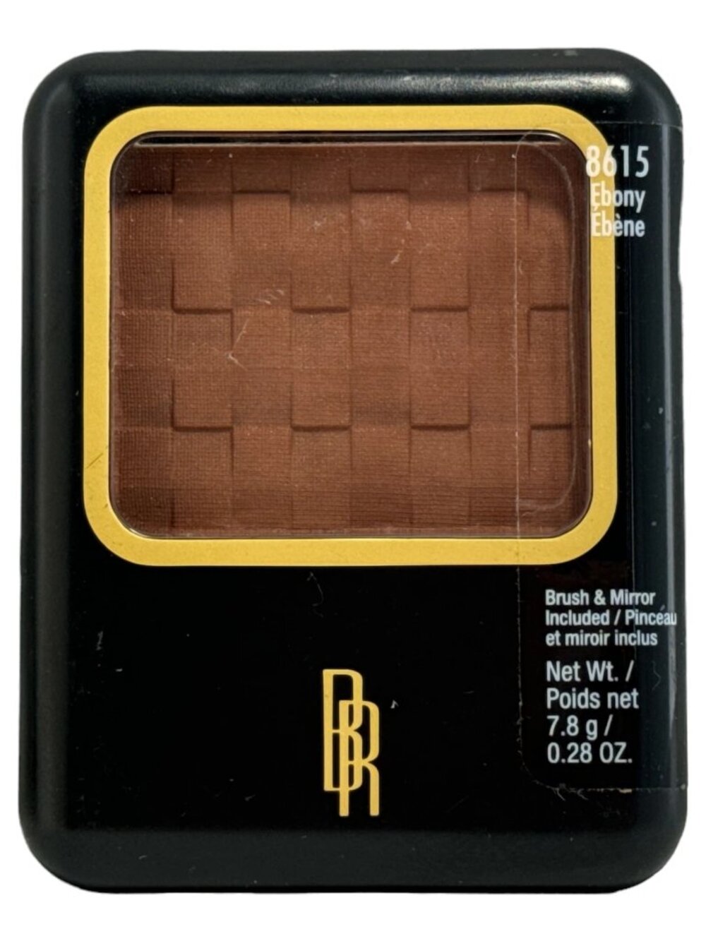 Black Radiance Pressed Powder in Ebony 8615 (Deep). Brush Mirror Included. New